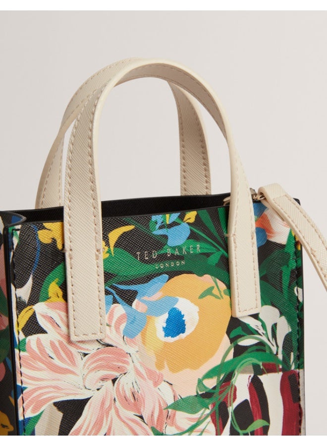 Ted Baker Floral Bouquet Printed Mini Icon Bag - Image 2