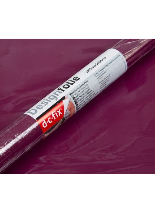 d-c-fix 346-0673 Glossy Plum Self-Adhesive Foil  - Image 1