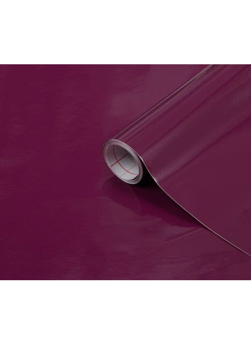 d-c-fix 346-0673 Glossy Plum Self-Adhesive Foil  - Image 2