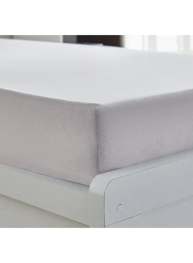 Home Box Vera Microfibre Single Fitted Sheet - 90X190+25 Cm