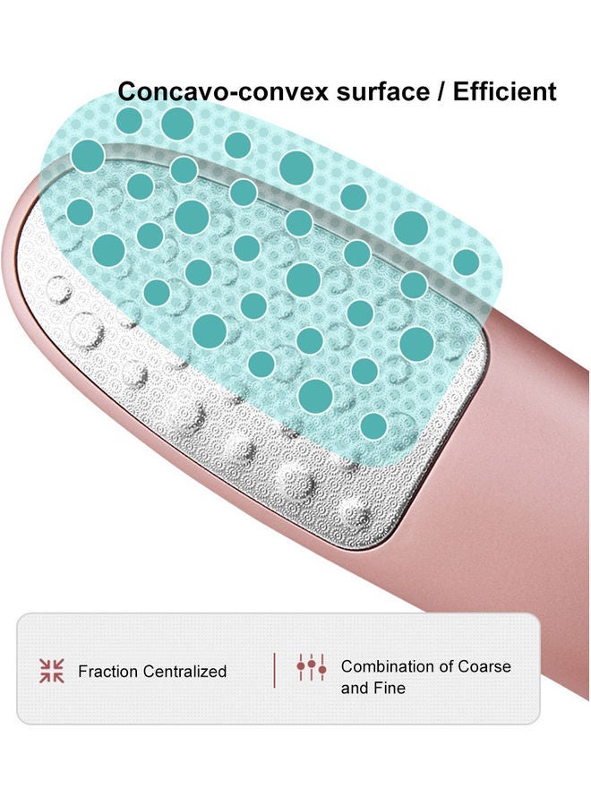 NIBEMINENT 2-Sided Stainless-Steel Foot File Rose Gold/Silver 16.6cm - Image 3