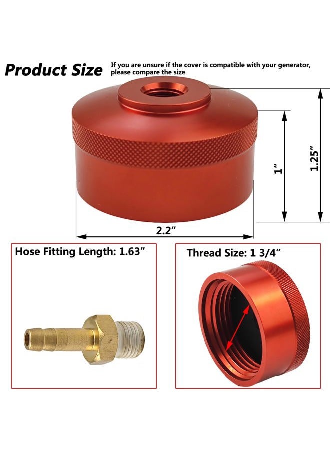 MOEBULB Upgrade Extended Run Fuel Gas Cap Compatible for Honda EU1000i EU2000i EU3000i Handi Champion 2000W Westinghouse 2200W WH2200iXLT Generators - Image 4