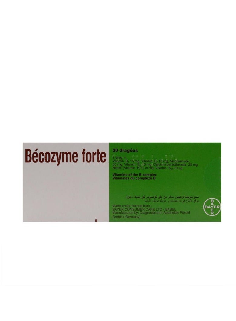 BAYER BECOZYM Forte Vitamin B-complex Tablets 20's.