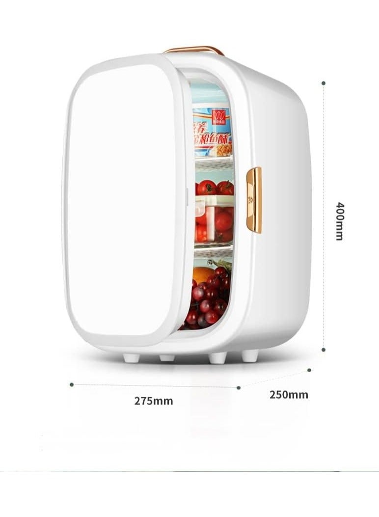 LIMOS Makeup Fridge with LED light Mirror Portable 20L Mini Skincare cooler and warmer AC/DC for Beauty Products - Image 3