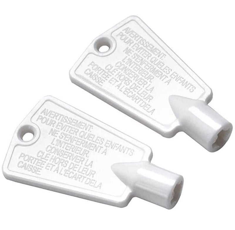 297147700 Door Key by Seentech Compatible with Frigidaire Kenmore Electrolux Freezer Refrigerator Replaces AP4301346 PS1991481 216702900 06599905 08037402 1259502 Pack 2
