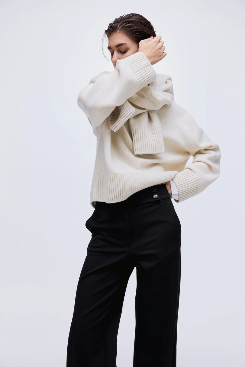 اتش اند ام بنطلون تويل بقصّة بوت