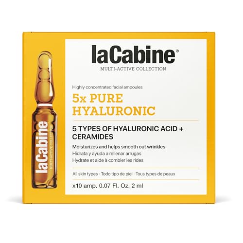 La Cabine Pure Hyaluronic 10x2ml Ampoules All Skin Types Moisturizer for Whole Body Wrinkles - Image 2