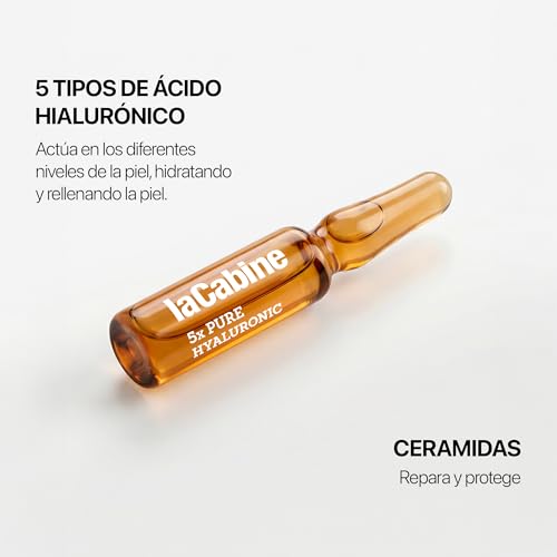 La Cabine Pure Hyaluronic 10x2ml Ampoules All Skin Types Moisturizer for Whole Body Wrinkles - Image 5
