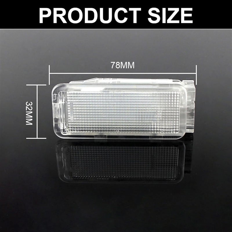 QASULER LED Footwell and Glove Box Light Set for Peugeot - Image 2