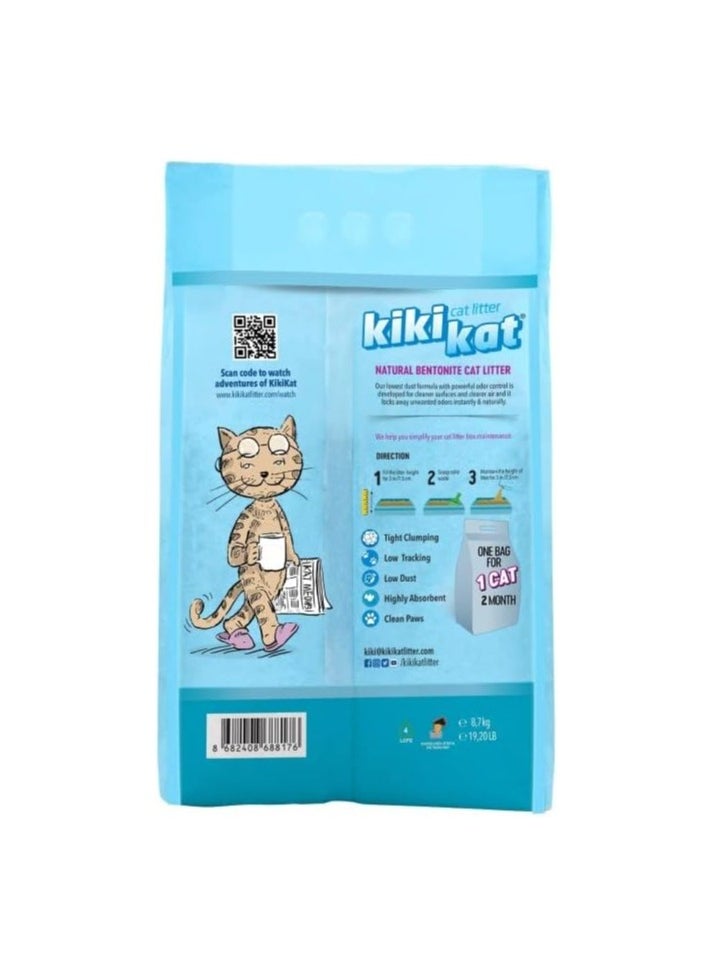 Cat Litter KikiKat Cat Litter Mountain Fresh 10L  - Image 2