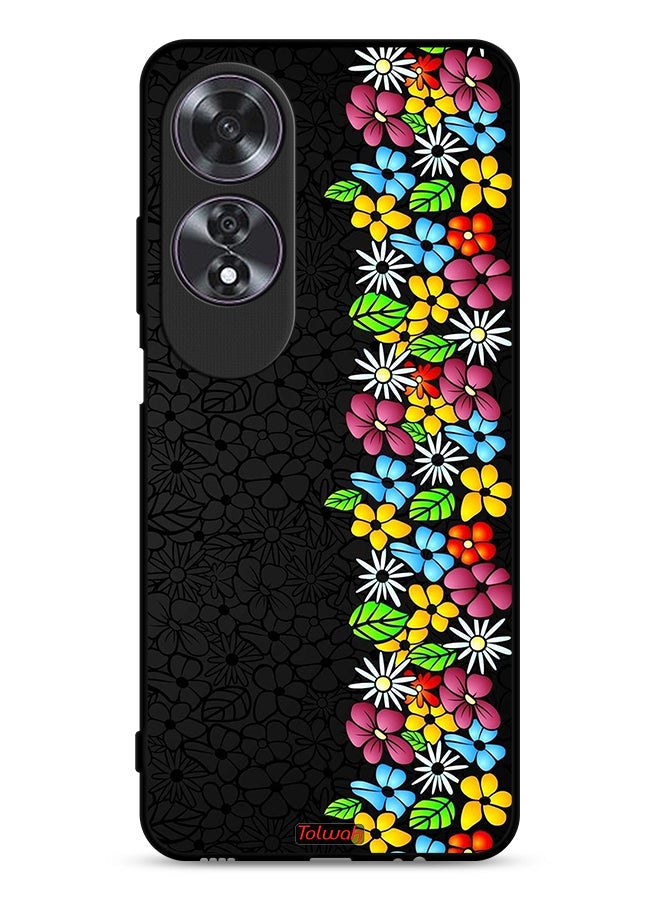 Tolwak Oppo A60 Protective Case Cover Flowers Line - Image 1