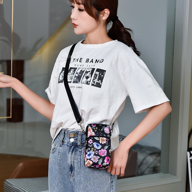 New Mobile Phone Bag Women'S Mini Bag Shoulder Crossbody Bag Wrist Coin Purse Casual Sports Dancing Forearm Bag - Image 3