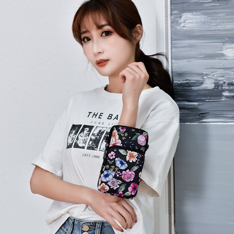 New Mobile Phone Bag Women'S Mini Bag Shoulder Crossbody Bag Wrist Coin Purse Casual Sports Dancing Forearm Bag - Image 4