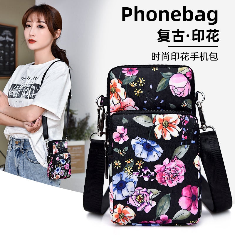 New Mobile Phone Bag Women'S Mini Bag Shoulder Crossbody Bag Wrist Coin Purse Casual Sports Dancing Forearm Bag - Image 2