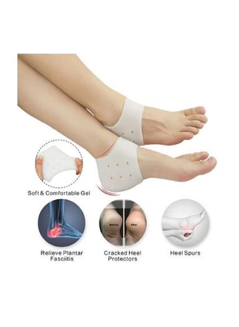 AGD 3-Pair Of Breathable Anti-Drying Gel Heel Protectors - Image 2
