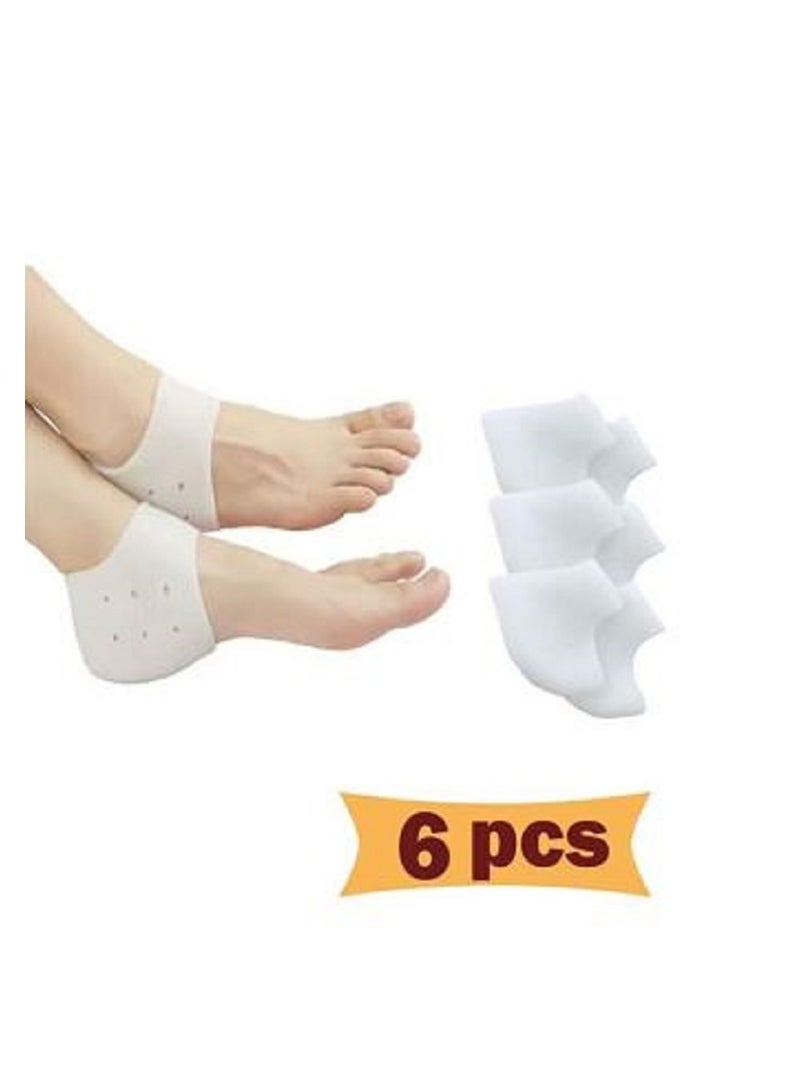 AGD 3-Pair Of Breathable Anti-Drying Gel Heel Protectors - Image 1