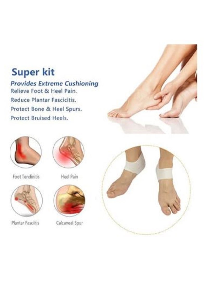 AGD 3-Pair Of Breathable Anti-Drying Gel Heel Protectors - Image 3
