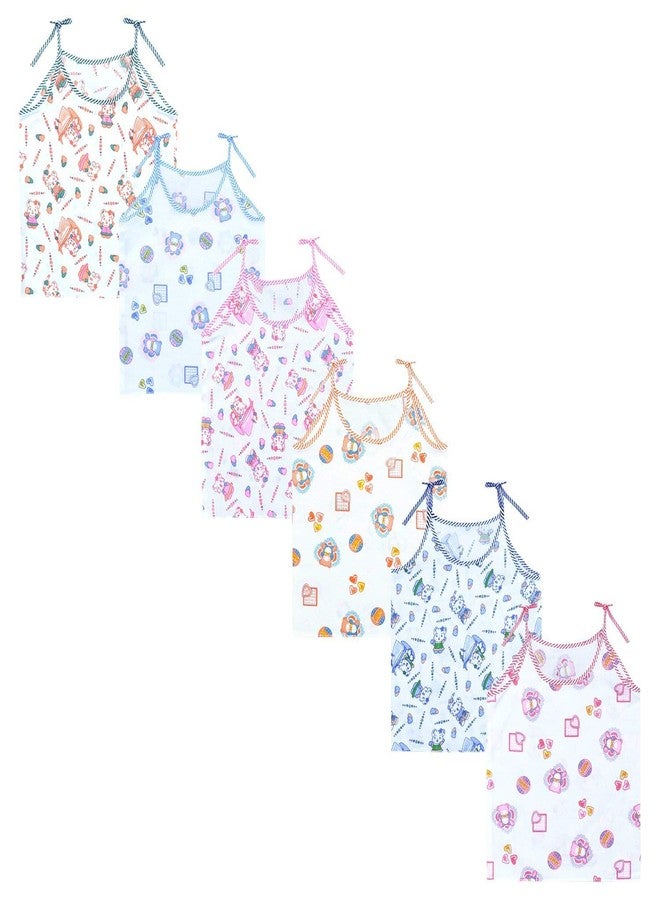 طقم جابلا قطني للأطفال حديثي الولادة (بنات وأولاد) من إي أو (جابلا دوري 6 أبيض)