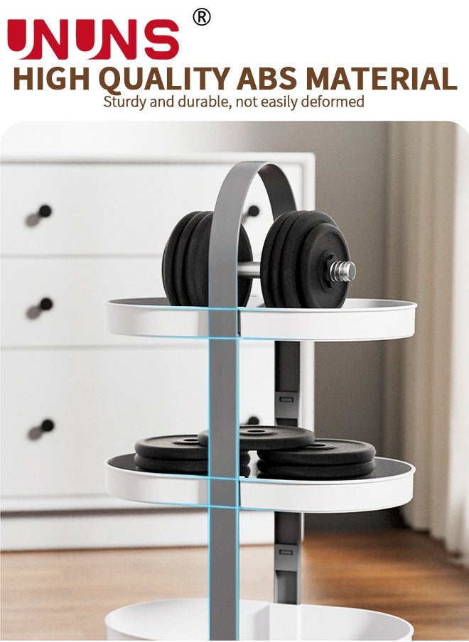 UNUNS 3-Tier Bathroom Organizer,Portable Cosmetic Storage Cabinet,Bathroom Counter Organizer,Great For Bathroom Countertop Bedroom Dresser  - Image 5