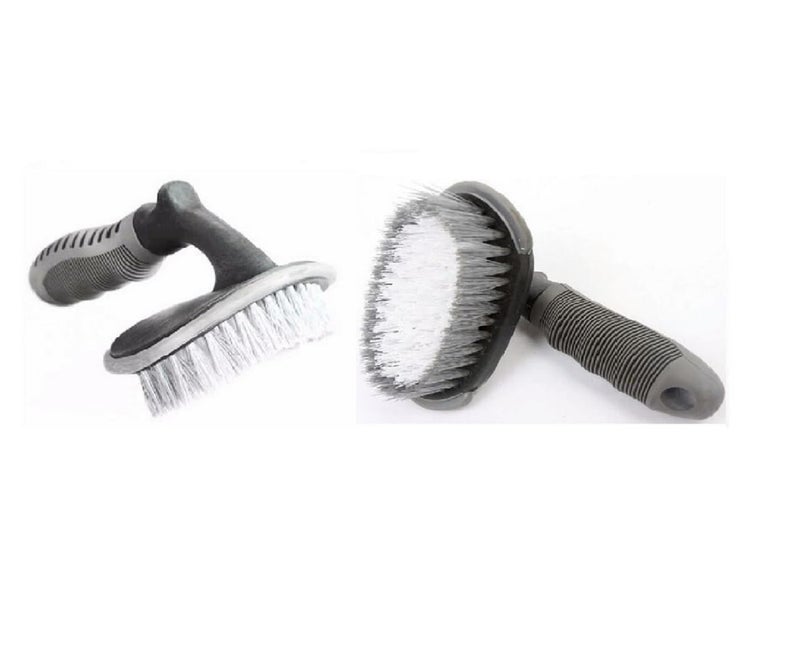 Winberg ® Car Tyre Cleaning Brush Hard Bristle Easy to Grip Handle - Tyrebrush-001 - Image 2