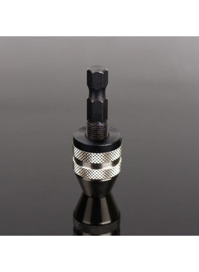 Jadeshay Jadeshay Keyless Drill Chuck Bit, 1/4" Hex Shank Drill Chuck Quick Change Adapter Converter 0.3~3.6mm Impact Drill  - Image 3
