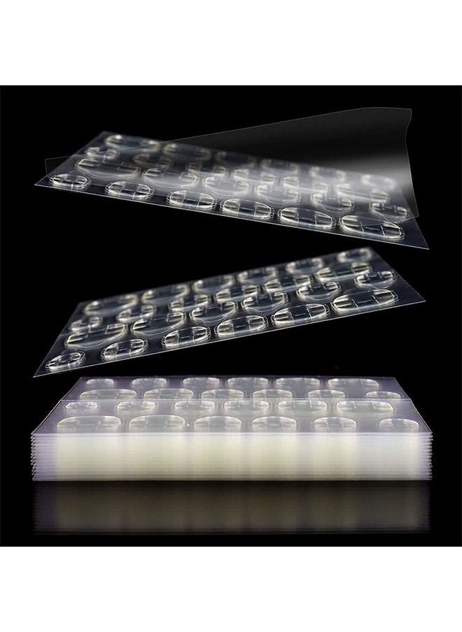 Depend - 360Pieces Nail Adhesive Glue Tape Set Waterproof Breathable Glue Tabs Double-Sided Nail Jelly Sticker Super Sticky Fake Nail Glue Stickers Transparent Flexible For Manicure Clear - Image 1