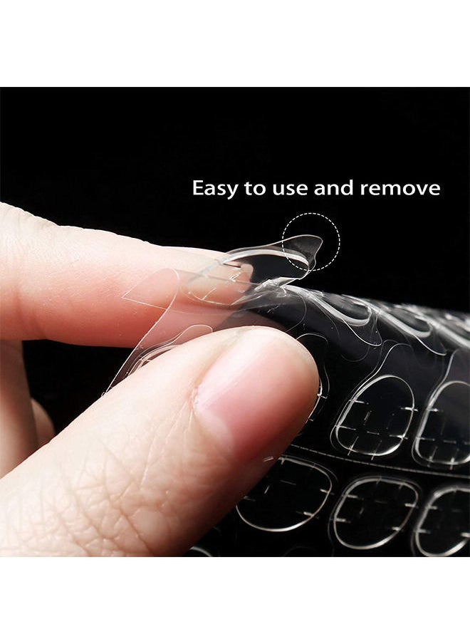 Depend - 360Pieces Nail Adhesive Glue Tape Set Waterproof Breathable Glue Tabs Double-Sided Nail Jelly Sticker Super Sticky Fake Nail Glue Stickers Transparent Flexible For Manicure Clear - Image 1