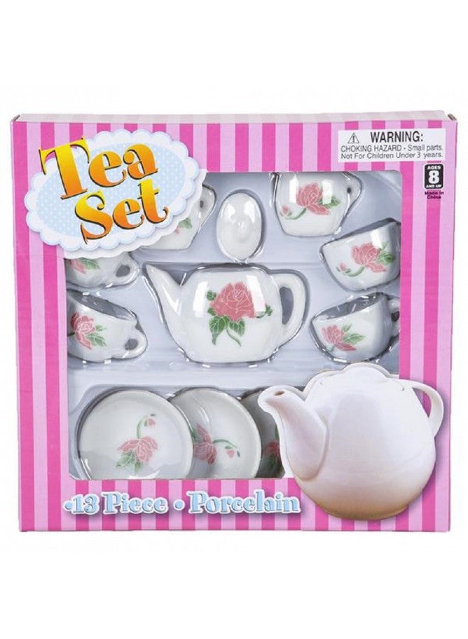 Rhode Island Novelty 13 PC Ceramic Tea Set - Image 1