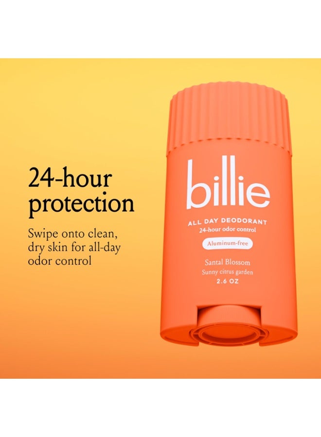 Billie All Day Deodorant, 24-hour Odor Protection, Aluminum-Free, Santal Bloom, 2.6oz - Image 2