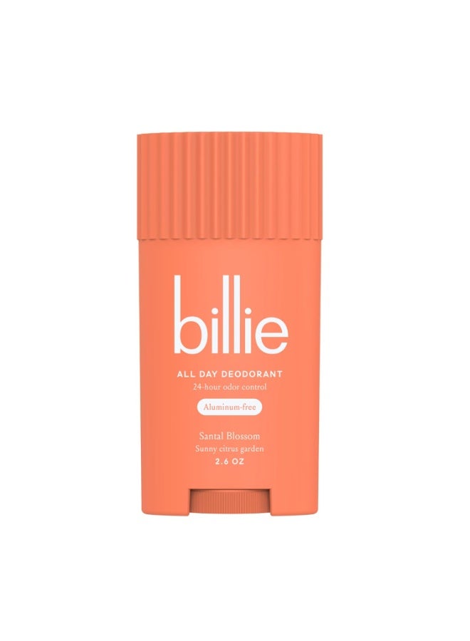 Billie All Day Deodorant, 24-hour Odor Protection, Aluminum-Free, Santal Bloom, 2.6oz - Image 1