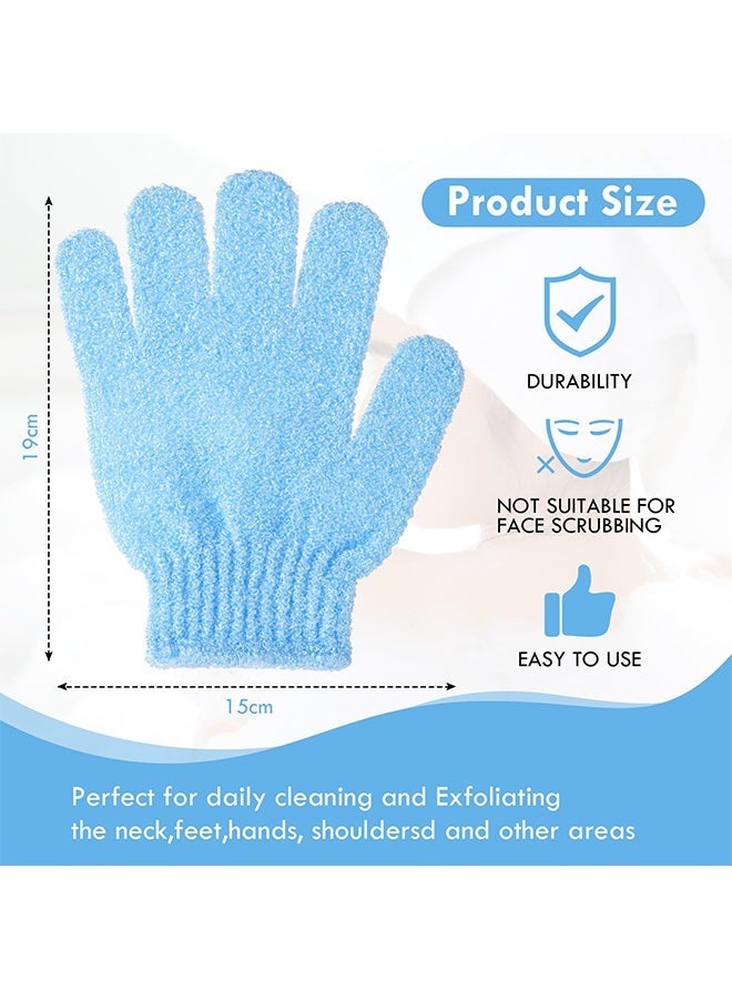 12PCS Exfoliating Bath Gloves, Deep Cleansing Body Scrubber Mitts Dead Skin Remover for Shower Spa Massage Skin Care Women Men - Image 2