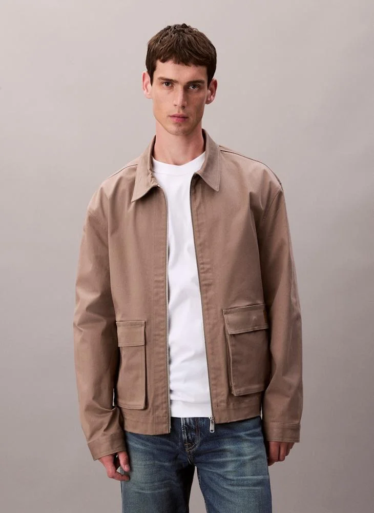 Calvin Klein Jeans Cotton Stretch Utility Relaxed Jacket