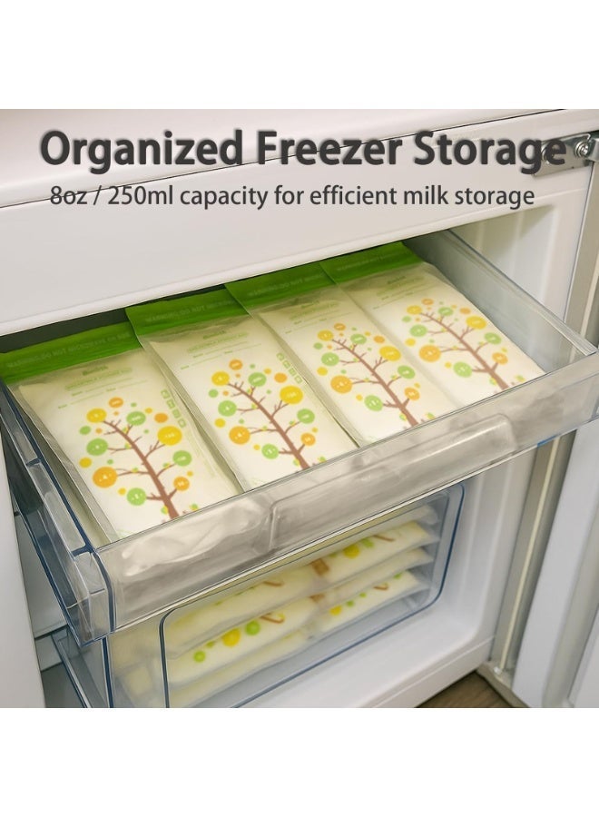 Bimirth 112PCS Breastmilk Storage Bags | Leak-Proof Double Seal & Self-Standing Design | BPA-Free Durable Milk Storage Pouches | Suitable for Freezer Storage - Image 5