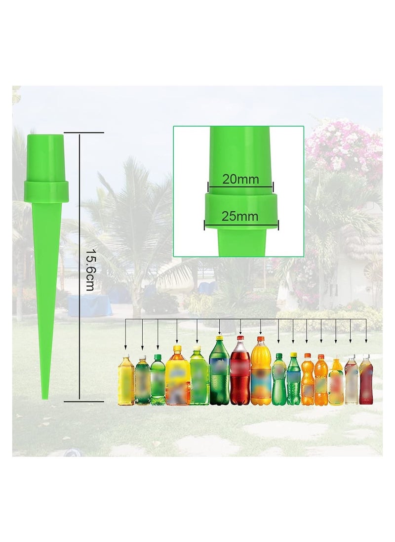 SYOSI - Plant Watering Devices Drip Irrigation Self Spikes with Valve Control Switch Slow Release Vacation Plants System 12 Pack - Image 1