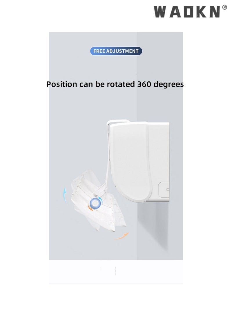 دبليو أيه أو كي أن جديد تكييف الهواء الرياح العاكس شنقا نوع مكافحة تهب مباشرة الرياح العاكس، مخرج الهواء دليل الهواء البارد يربك العالمي قابل للتعديل تدفق الهواء العاكس لمكيفات الهواء سبليت  - Image 4