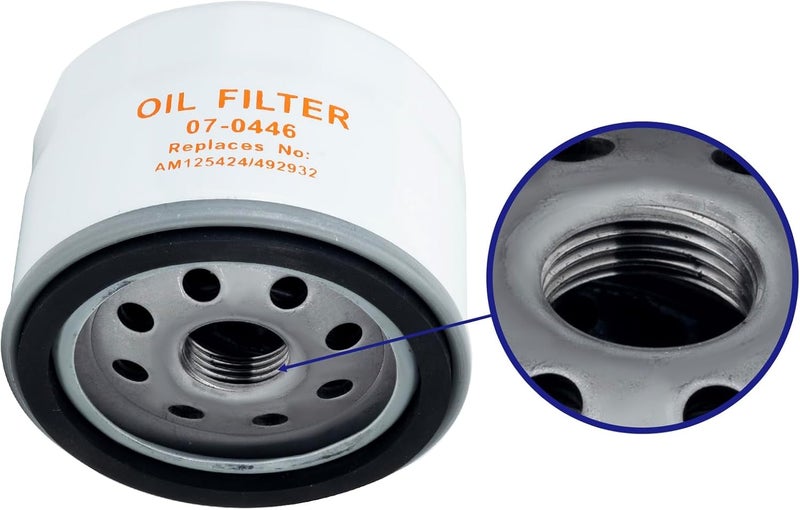 Venseri 792105 Air Filter 696854 492932S Oil Filter for BS 593435 593240 20hp 24hp 26hp 23hp Exntended Life Series D170 Z245 MIU11515 GY21057 Lawn Mower - Image 2