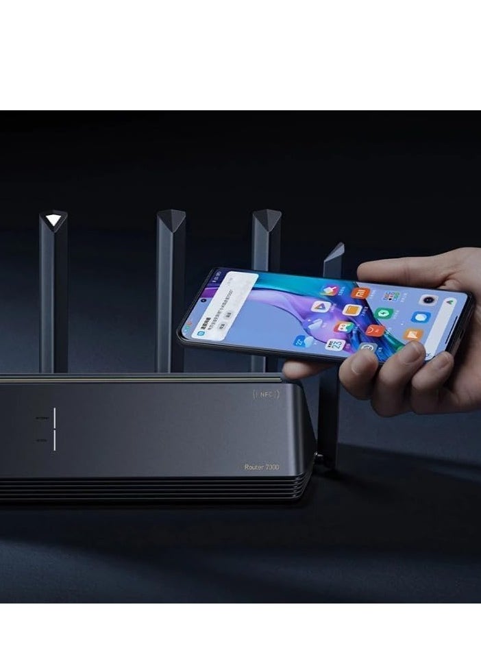xiaomi Router BE7000 global new version 2024 Original 2500M Dual Band WiFi 6 Enhance NFC Smart Home (RC06) English system