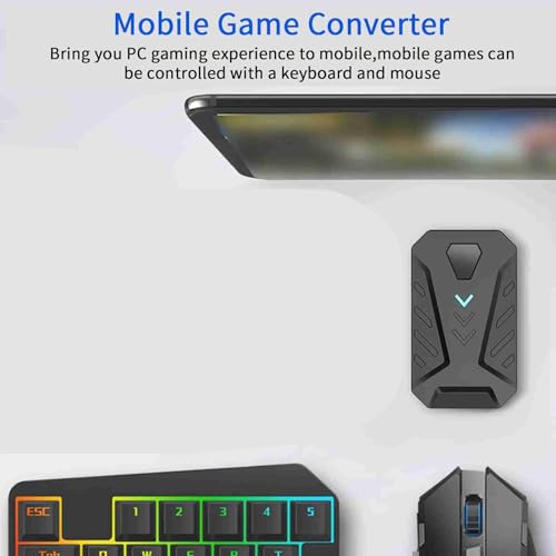 ciciglow Gaming Keyboard and Mouse Converter,Keyboard and Mouse Adapter,Bluetooth Keypad and Converter,Mobile Game Adapter,Suitable for Android System (Mix Pro) - Image 3