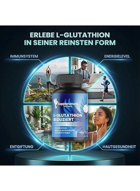 l glutathione immune system Supplenatura Rheinland L-Glutathione (Reduced) 98% | 500 mg – 150 Capsules  Antioxidant Support & Immune System Support Made in Germany | Best Price  Qatar