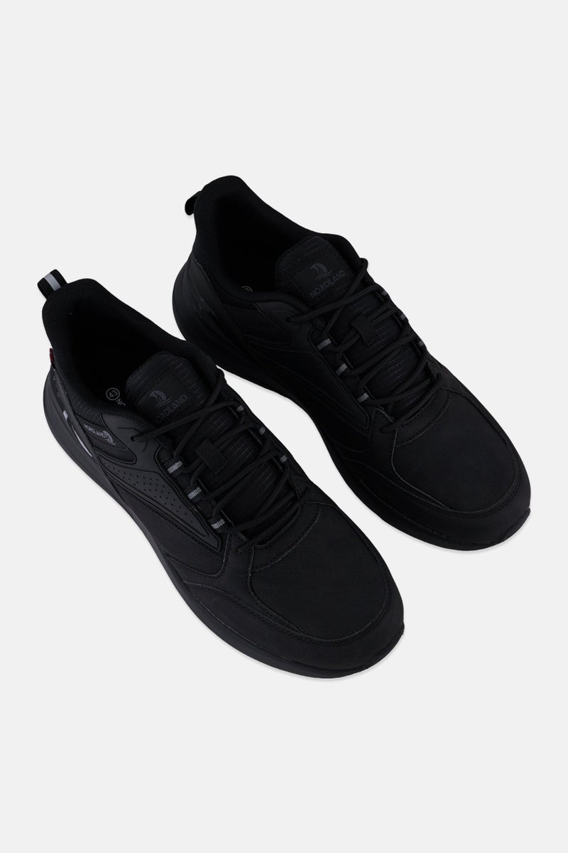 Nordland أحذية مشي للرجال برباط، سوداء - Image 2