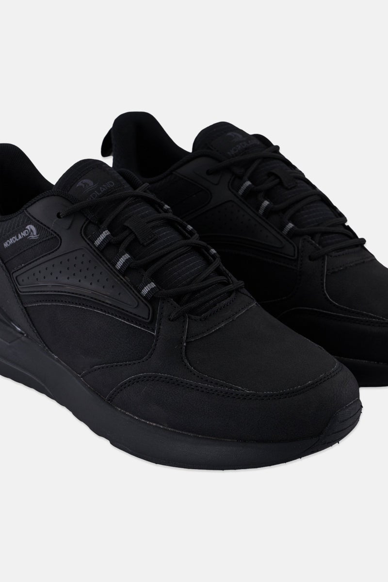 Nordland أحذية مشي للرجال برباط، سوداء - Image 4