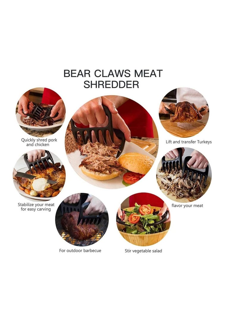 Premify - Meat Shredder,Barbecue Shredding Claws, Pair of Bear Claw for Slow Cooked - Image 1