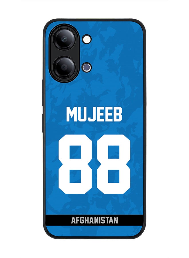 Stylizedd For vivo Y05 4G / Y6t 5G Case,Slim fit Camera Protection, Shockproof Thin Phone cover  - Afghanistan Mujeeb Ur Rahman, Jersey No 88 - Image 1