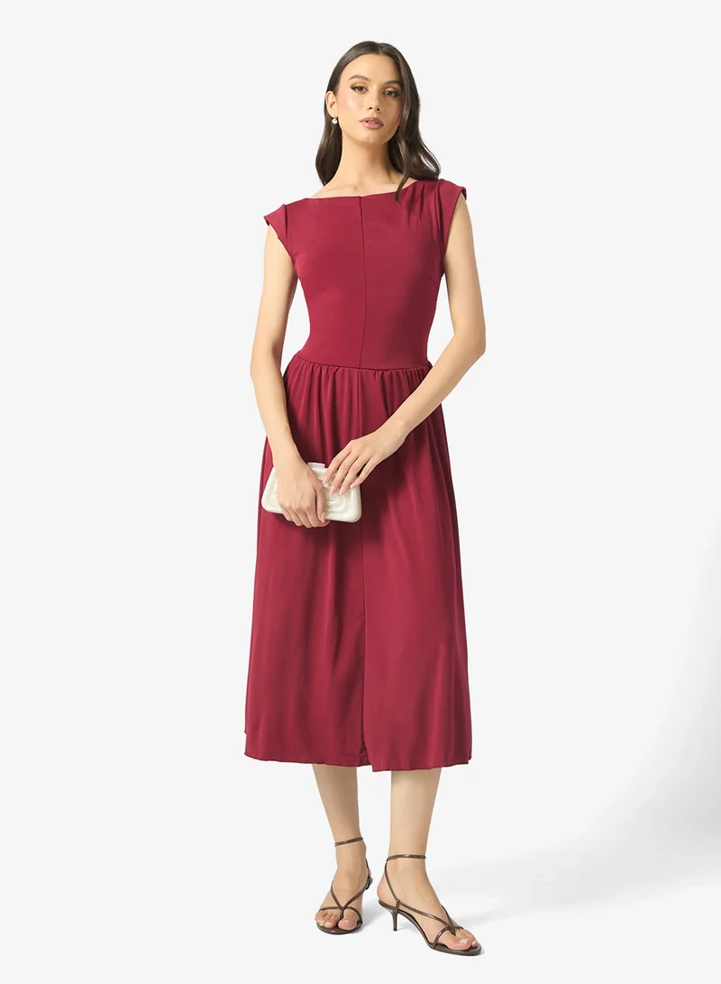 ELLA A-line Scuba Dress