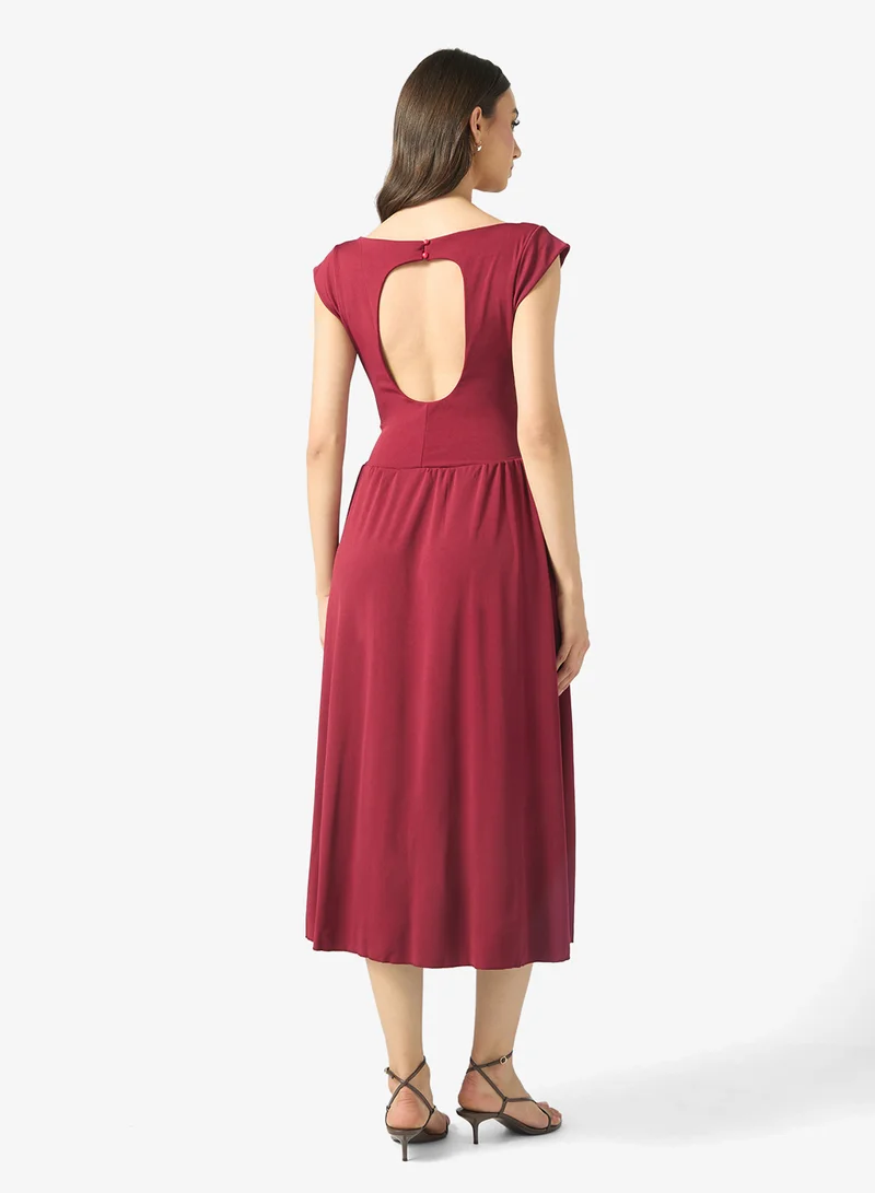 ELLA A-line Scuba Dress