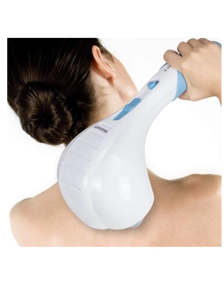 Y&D Powerful Handheld Dual Head Massager Neck Back Massager Deep Tissue Percussion Massage for Shoulder Leg Foot  Muscles  Electric Double Head Full Body Massagers - Image 4