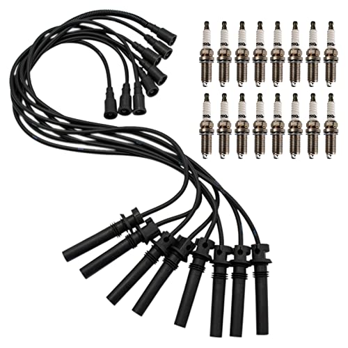 TRQ طقم إشعال TRQ مجموعة أسلاك شمعات الإشعال متوافق مع دودج دورانجو 2004-2005 رام 1500 2003-2005 رام 2500 رام 3500 - Image 2