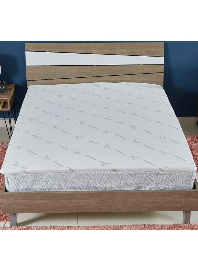 Home Box Comfort Bamboo Memory Foam Mattress Topper  - Image 2