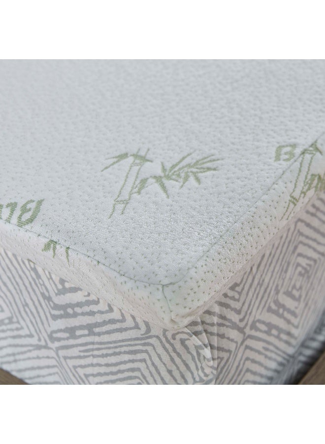 Comfort Bamboo Memory Foam Mattress Topper