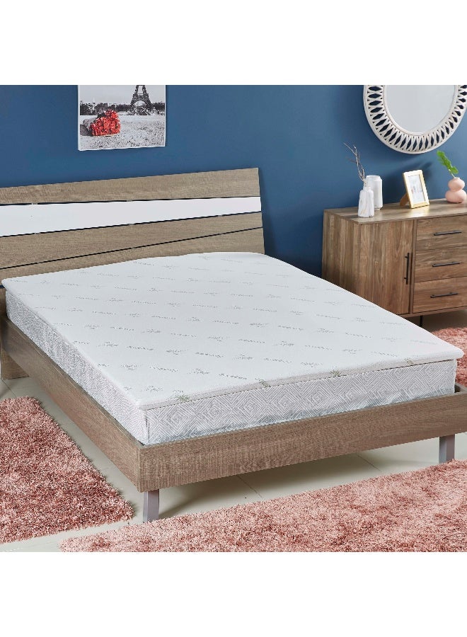 Comfort Bamboo Memory Foam Mattress Topper